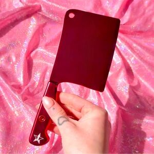 Jeffree Star | Mini Cleaver Hand Mirror, Red | NiB sold out JSC accessory
